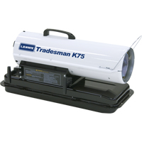 Tradesman&reg; Forced Air Heater, Fan, Kerosene, 75,000 BTU/H Equipment World