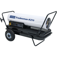 Tradesman&reg; Forced Air Heater, Fan, Kerosene, 210,000 BTU/H Equipment World