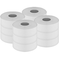 Pro Select Toilet Paper, Jumbo Roll, 2 Ply, 500' Length, White Equipment World