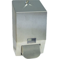 Stainless Steel Soap Dispenser, Push, 1000 ml Capacity, Cartridge Refill Format Equipment World