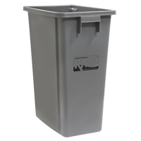 Bac &agrave; d&eacute;chets et de recyclage, Plastique, 16 gal. US Equipment World