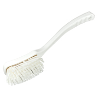 General Purpose Utility Brushes, Stiff Bristles, 16" Long, White JH655 | Equipment World
