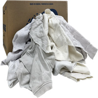Wiping Rags, Fleece, White, 20 lbs. Equipment World