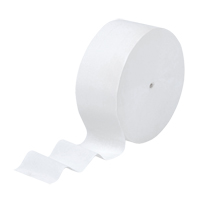 Papier hygi&eacute;nique JRT junior Scott, Rouleau Sans rouleau central, 1 Pli, Longueur 2300', Blanc Equipment World