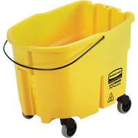 Wavebrake&reg; Mop Bucket, 8.75 US Gal. (35 qt.) Capacity, Yellow Equipment World