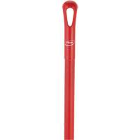 Ultra Hygiene Handle, Broom/Scraper/Squeegee, Red, Ergonomic, 59" L Equipment World