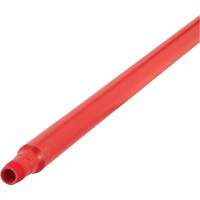 Ultra Hygiene Handle, Broom/Scraper/Squeegee, Red, Ergonomic, 59" L Equipment World