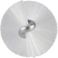 Brosse, Soies Moyen, Longueur de 20", Blanc Equipment World