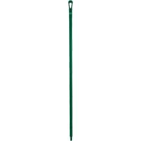 Ultra Hygiene Handle, Broom/Scraper/Squeegee, Green, Ergonomic, 59" L Equipment World
