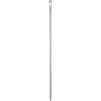 Ultra Hygiene Handle, Broom/Scraper/Squeegee, White, Ergonomic, 59" L Equipment World