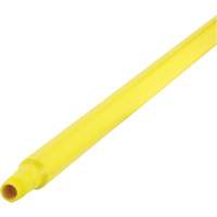 Ultra Hygiene Handle, Broom/Scraper/Squeegee, Yellow, Ergonomic, 59" L Equipment World