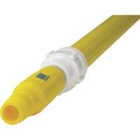 Deck Scrub Handle, Brush/Pad Holder, Yellow, Telescopic, 62"-113" L Equipment World
