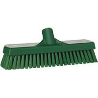 Deck & Wall Scrub Brush, Stiff Bristles, 12", Polyester, Green Equipment World