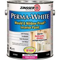 Perma-White&reg; Mold & Mildew-Proof Interior Paint, 3.78 L, Gallon, White Equipment World