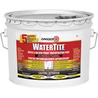 Watertite<sup>®</sup> Mold & Mildew-Proof™ Waterproofing Paint, White, Eggshell, 11.34 L, Pail JL334 | Equipment World