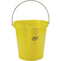 Food Hygiene Bucket, Yellow, 3 US gal. Equipment World