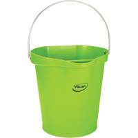 Seau pour l'hygi&egrave;ne des aliments, Lime, 3 gal. US Equipment World