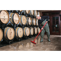 Fixed Head Food Hygiene Floor Squeegee, 20", Green Equipment World