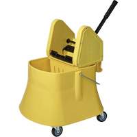 Champ Bucket & Wringer Combo, Down Press, 10 US Gal.(40 Quart), Yellow Equipment World
