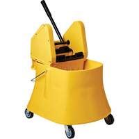 Champ Bucket & Wringer Combo, Down Press, 7.5 US Gal. (30 Quarts), Yellow Equipment World