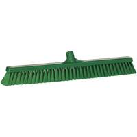 T&ecirc;te de balai-brosse pour petites particules, Crins Fin, 24", Polyester, Vert Equipment World