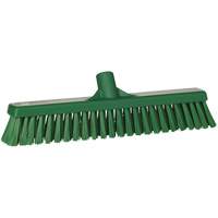T&ecirc;te de balai-brosse &agrave; soies combin&eacute;es, Crins Cors&eacute;/Fin, 16-1/2", Polyester, Vert Equipment World