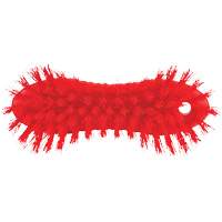 Brosse &agrave; main ColorCore, Soies Ferme, Longueur de 6", Rouge Equipment World