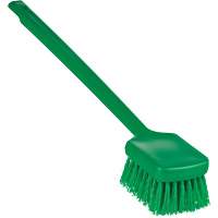 Brosse &agrave; manche long ColorCore, Soies Ferme, Longueur de 20", Vert Equipment World