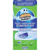 Scrubbing Bubbles&reg; Fresh Brush&reg; Toilet Brush Starter Kit, Refill Equipment World