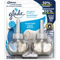 Glade&reg; PlugIns&reg; Scented Oil Refills, Clean Linen&reg;, Cartridge Equipment World