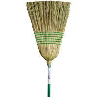 Light-Duty Corn Broom, 6-String, Wood Handle Equipment World