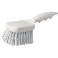 Brosse &agrave; chaudron &agrave; manche court, 9" l, Soies Polypropyl&egrave;ne, Blanc Equipment World