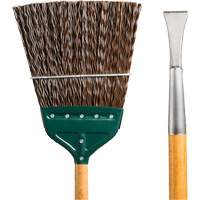 Track & Switch Broom with Heavy-Duty Forged Chisel, Wood Handle, Polypropylene Bristles, 55" L JM743 | Equipment World