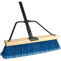 Ryno Push Broom with Braced Handle, 36", Fine, PVC Bristles Equipment World