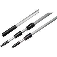 3-Piece Extension Handle, Aluminum, Telescopic, Threaded Taper Tip, 1" Diameter, 360" Length Equipment World