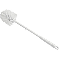 Brosse &agrave; cuvettes, 15-1/2" l, Soies Polypropyl&egrave;ne, Rouge/Blanc Equipment World