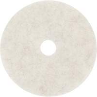Tampon de m&eacute;lange naturel, 17", Brunissage, Blanc Equipment World