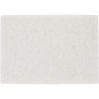 Tampon pour planchers TopLine Speed, 14" x 20", Lustrage/Nettoyage/Polissage, Blanc Equipment World