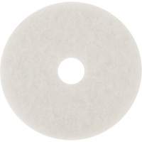 Tampon pour planchers, 10", Lustrage/Nettoyage/Polissage, Blanc Equipment World