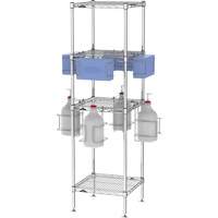 PPE Sanitizing Tree with Shelves Equipment World