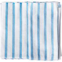 Disposable Single-Use Cloths, Microfibre, Blue/White Equipment World
