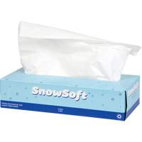 Snow Soft Premium Facial Tissue, 2 Ply, 7.4" L x 8.4" W, 100 Sheets/Box Equipment World