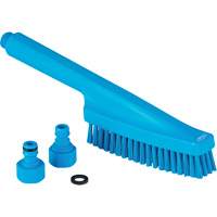 Waterfed Hand Brush, Stiff Bristles, 13" Long, Blue Equipment World