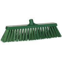 Heavy-Duty Push Broom, Stiff Bristles, 20", Polyester, Green Equipment World