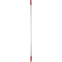Basic Handle, Broom/Scraper/Squeegee, Red, Standard, 57" L Equipment World