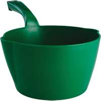 Round Bowl Scoop, Plastic, Green, 64 oz. Equipment World