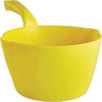 Round Bowl Scoop, Plastic, Yellow, 64 oz. JO959 | Equipment World