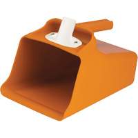 Mega Dipper Scoop, Plastic, Orange, 128 oz. JO979 | Equipment World