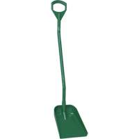 Ergonomic Small Blade Shovel, 50" Length, Plastic, Green Equipment World