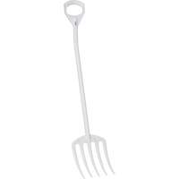 Hygienic Fork, 49" Length, Plastic, White Equipment World